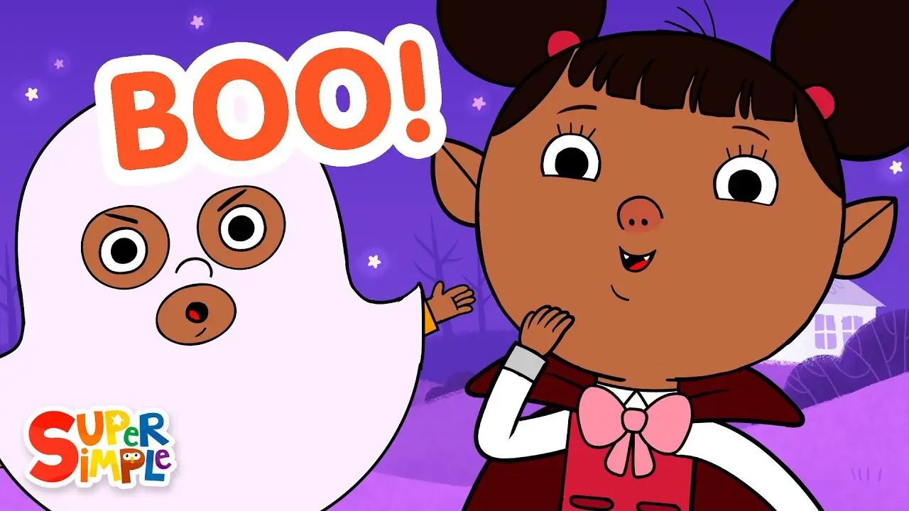 Toodly Doodly Boo | Halloween Song for Kids | Super Simple Songs